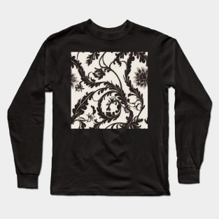 Rococo floral pattern, model 13 Long Sleeve T-Shirt